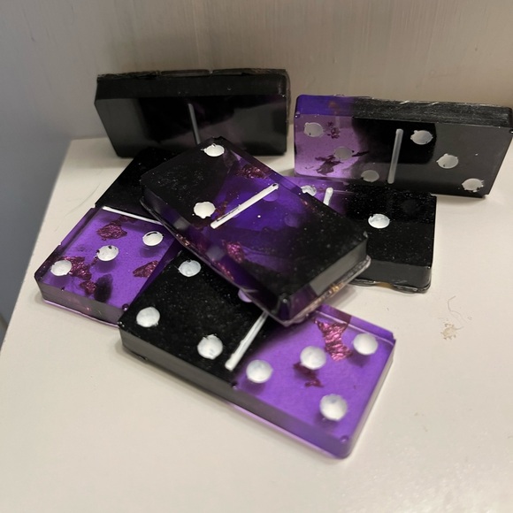 Custom Handmade complete Dominos Set (28 pieces) - Picture 7 of 8